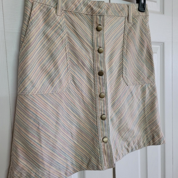 Muted Rainbow Anthropologie Skirt - Picture 3 of 7